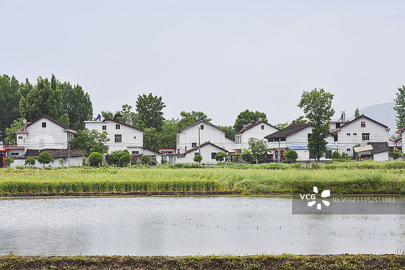 汉中平原乡村田园景观图片素材