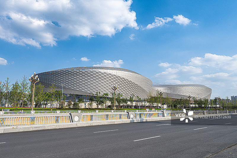 四川成都凤凰山体育公园图片素材