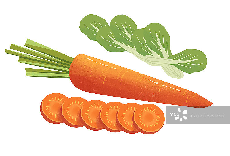 蔬菜类胡萝卜油菜图片素材