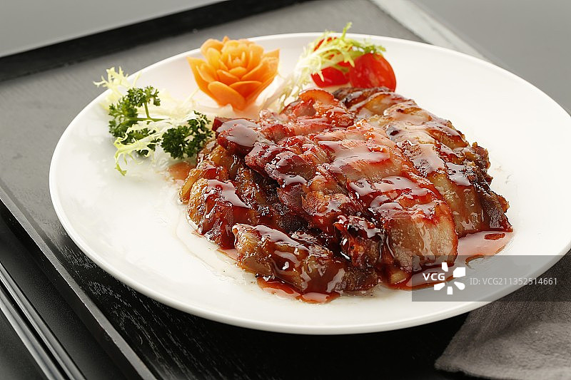 叉烧、熏烤、猪肉、港式、粤菜、香港饮食、东亚文化、图片素材