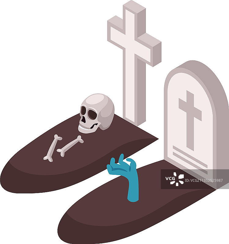 万圣节2.5D合成图图片素材