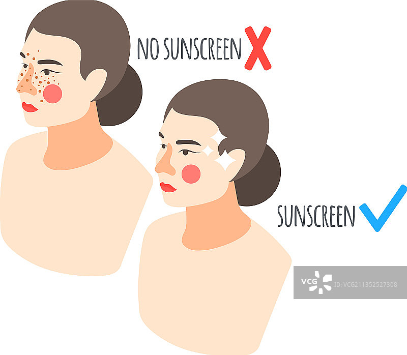 防晒霜2.5D概念图片素材