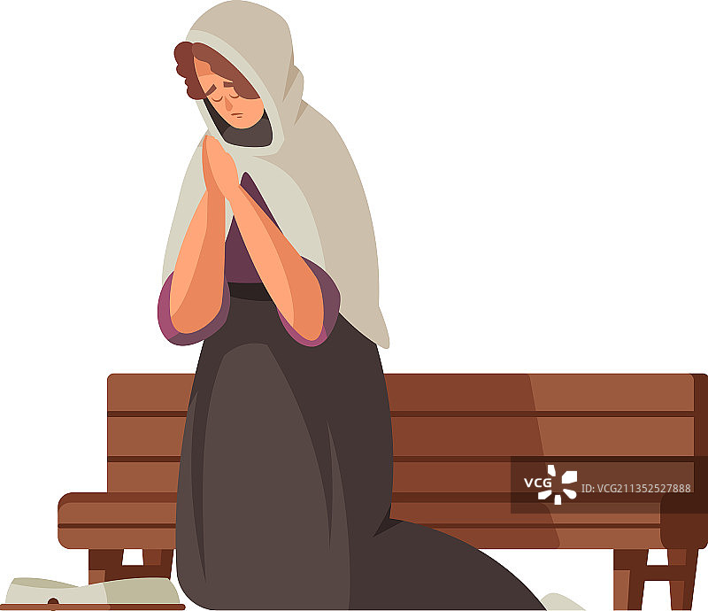 卡通中世纪妇女图片素材