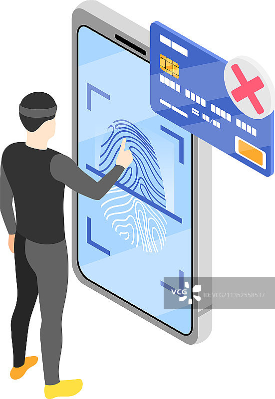 指纹识别图标图片素材