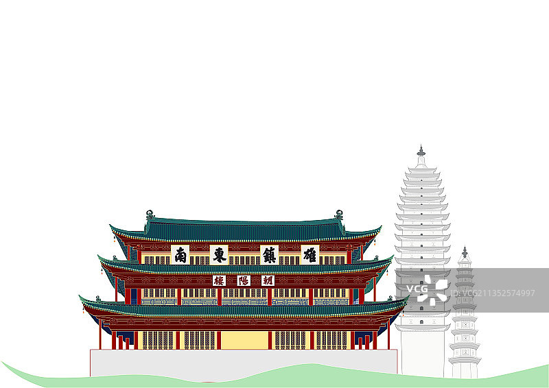 古建筑图片素材