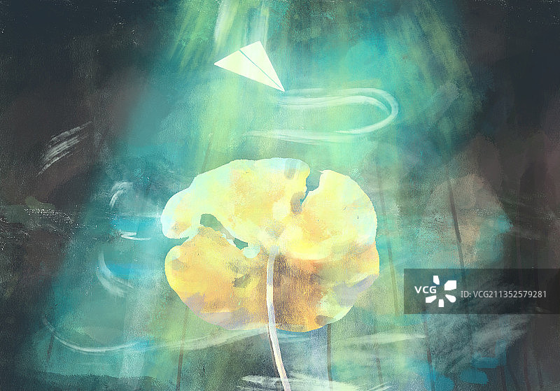 夏天结束啦图片素材