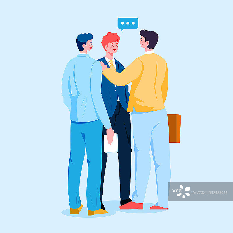 卡通商业收益商务合作共赢金融理财招聘招募招商团队职场矢量插画图片素材