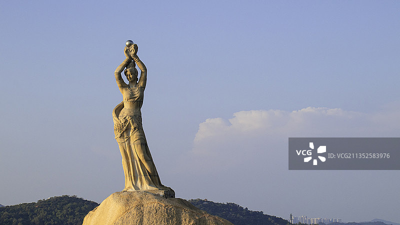 珠海渔女图片素材