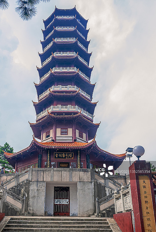 金刚舍利塔，衡阳市南岳区南岳衡山风景名胜区图片素材