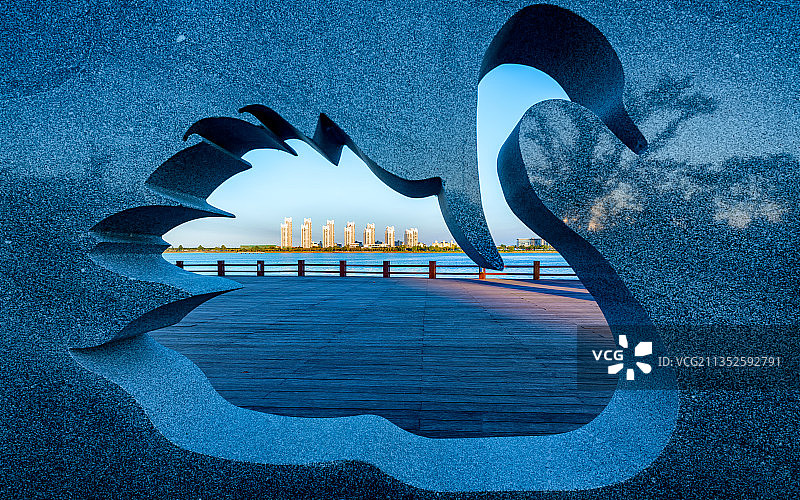 荣成樱花湖体育公园图片素材