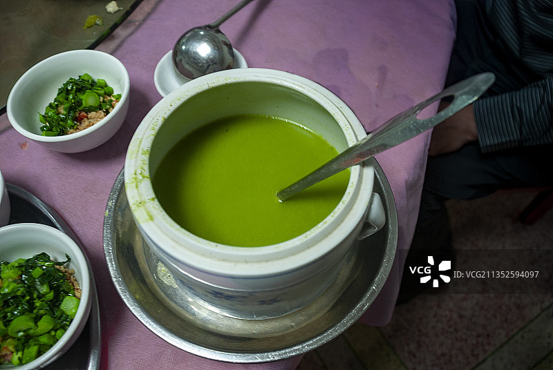揭西的客家擂茶图片素材