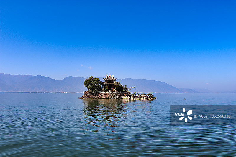 大理洱海  小普陀图片素材