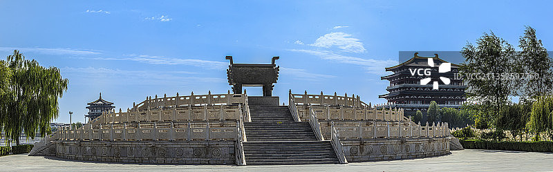 银川灵武西湖公园图片素材