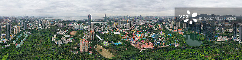 五平方公里的深圳华侨城：环境优美、配套完善的现代化海滨城区图片素材