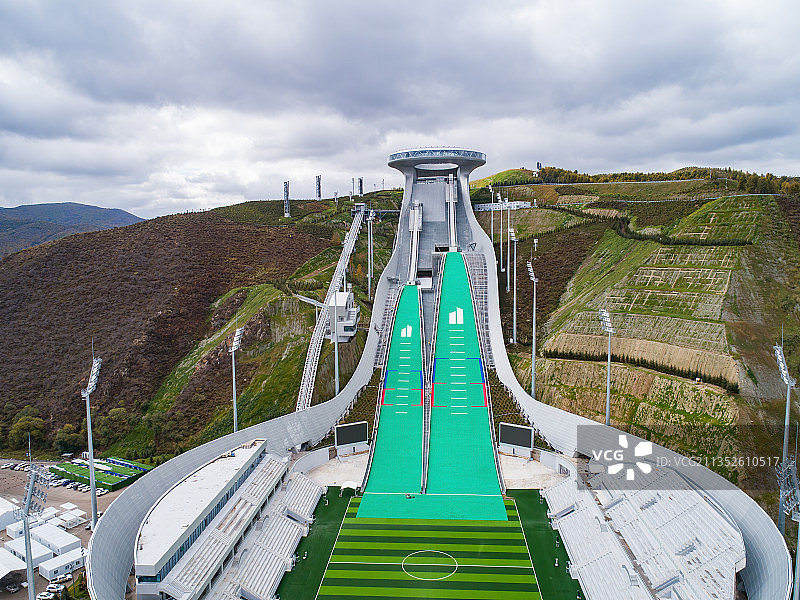 国家跳台滑雪中心（雪如意）图片素材