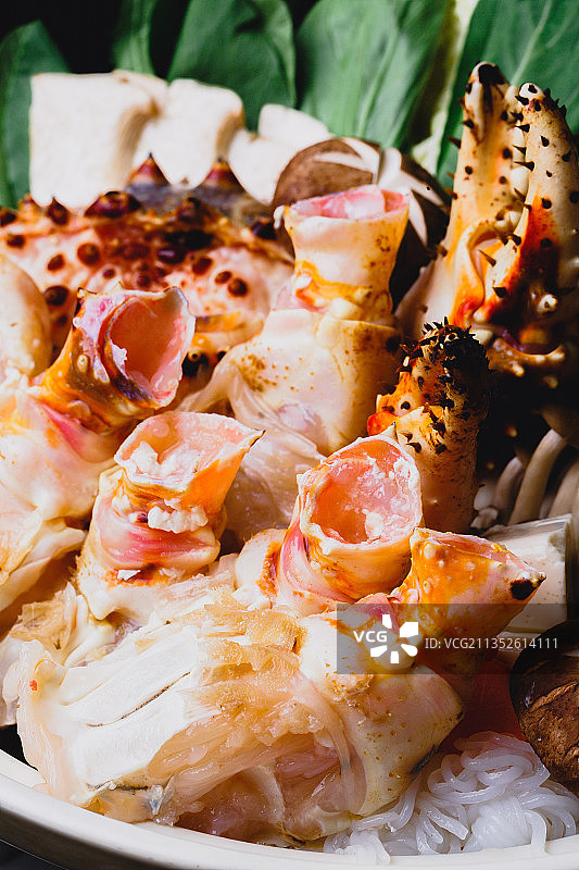 帝王蟹，蟹脚，螃蟹，日本，日料，蟹，刺身，寿喜锅图片素材