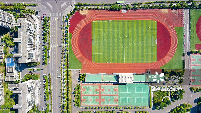 淮南足球场图片素材