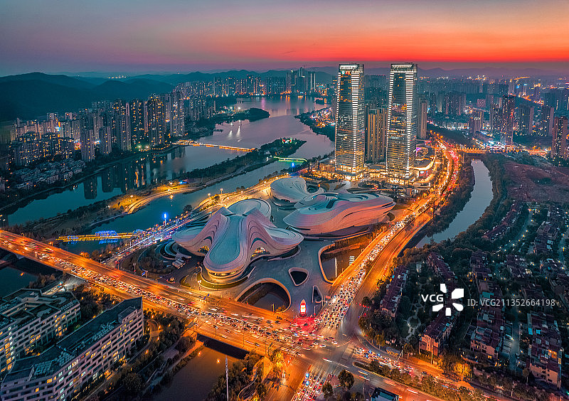 长沙梅溪湖图片素材