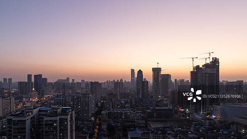 武汉城市夜景图片素材