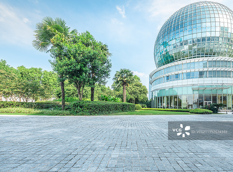 上海国际会议中心道路图片素材