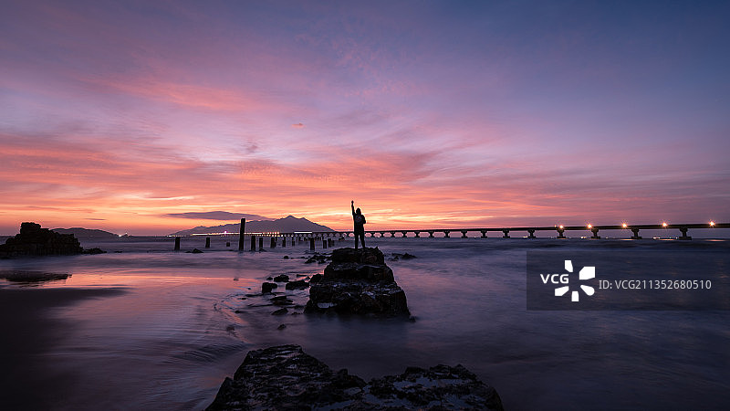 中国广东汕头南澳大桥图片素材