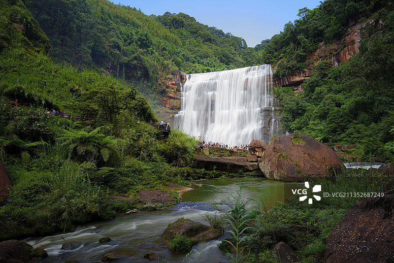 赤水大瀑布又名十丈洞瀑布图片素材