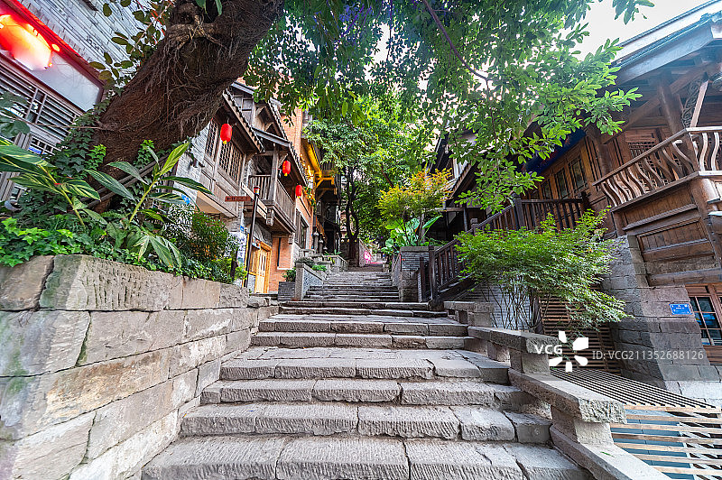 重庆十八梯 Old style Chongqing图片素材