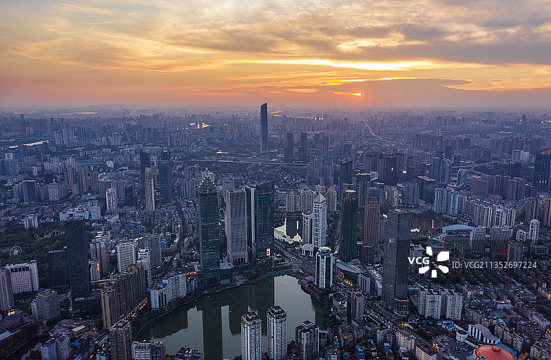 武汉金融街图片素材