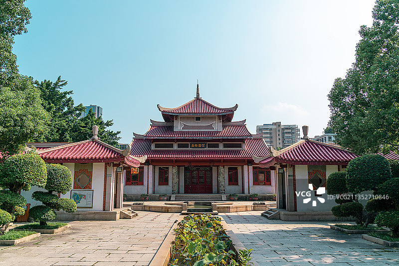 星湖荷香+福建省泉州市丰泽区东湖公园图片素材