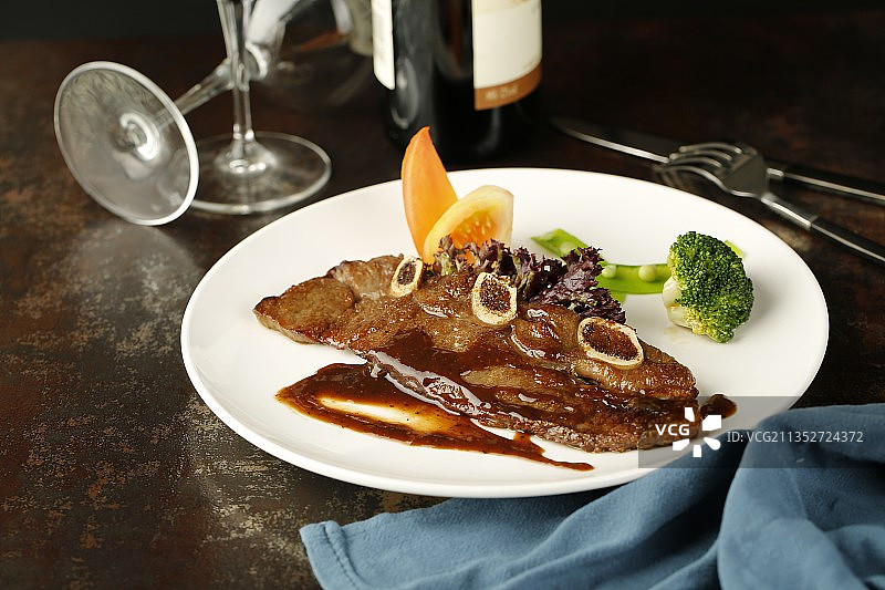 黑椒牛仔骨、牛肉、煎牛肉、西餐、美味、牛、牛扒、牛排图片素材