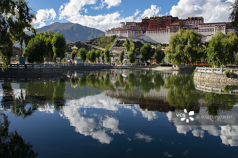 西藏拉萨布达拉宫图片素材