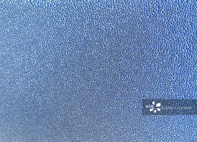 蓝色墙面的全画幅照片，弗雷斯诺，加利福尼亚州，美国图片素材