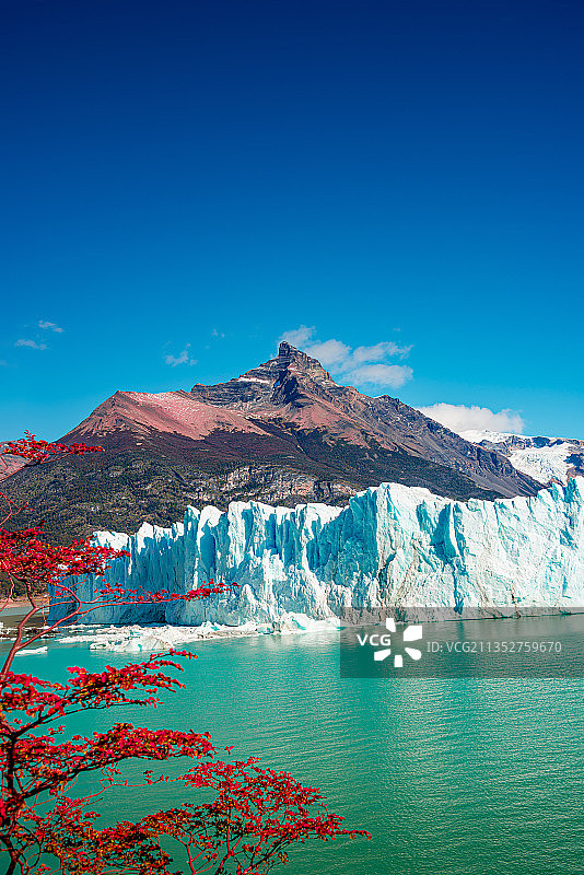 阿根廷圣克鲁斯省阿根廷湖的湖泊美景图片素材