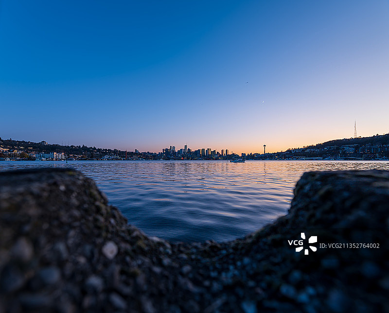 美国华盛顿州西雅图海景图片素材