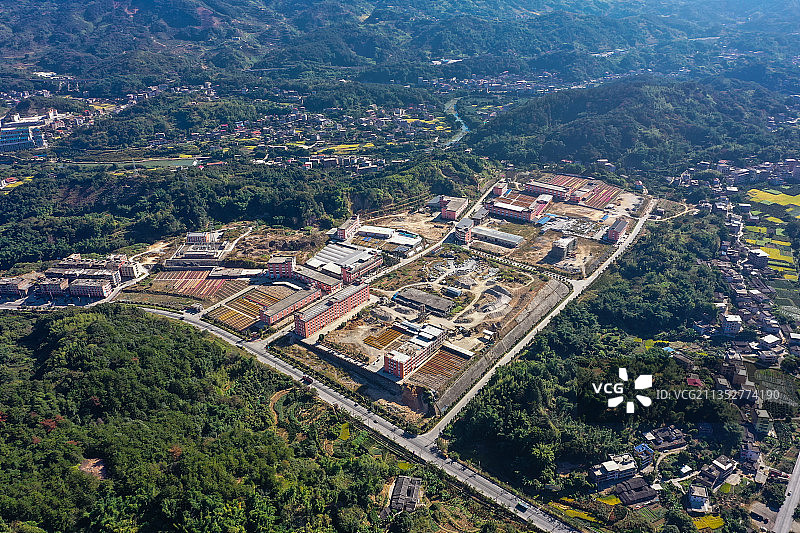 泉州永春达埔县乡村经济发展制香厂图片素材