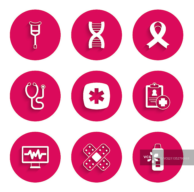 急救生命之星绷带标志素材图片素材