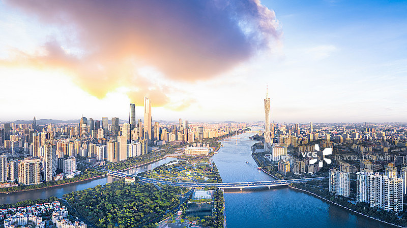 广州城市风光图片素材