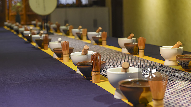 中式茶会宋代点茶图片素材