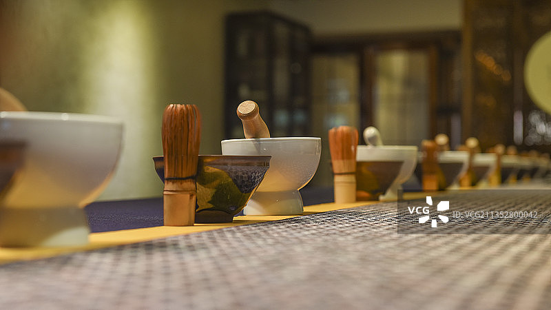 中式茶会宋代点茶图片素材