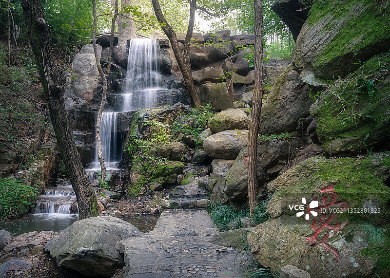 情人谷·瀑布图片素材