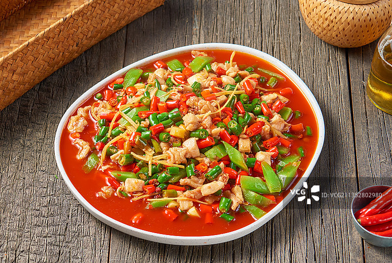 仔姜兔肉图片素材