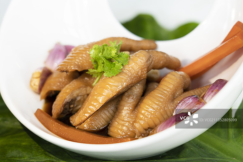 香醋鸡爪图片素材