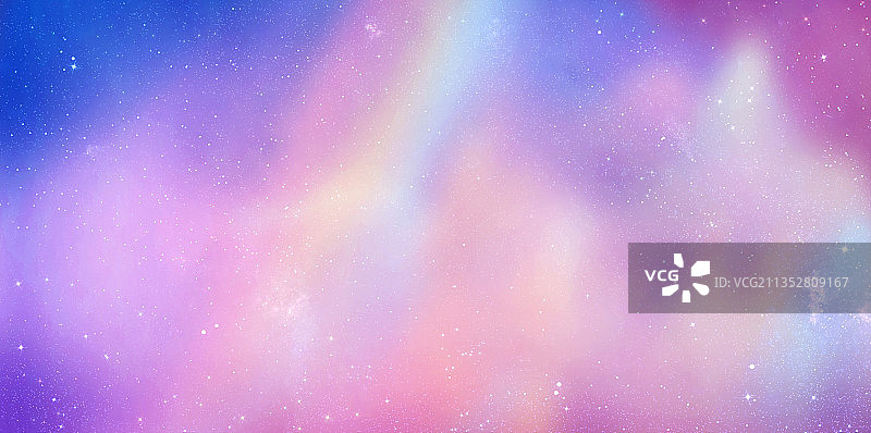 美丽极光的星空背景图片素材