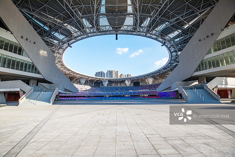 杭州奥体中心田径场图片素材