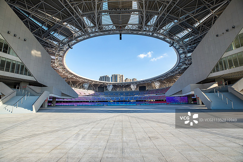杭州奥体中心田径场图片素材