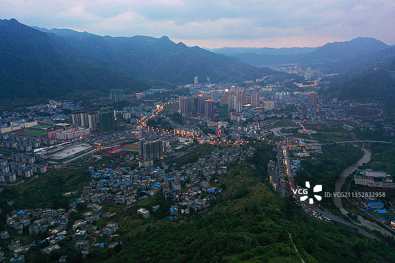 贵州这个不易去的小县城独特地理环境凸显山地公园省魅力图片素材