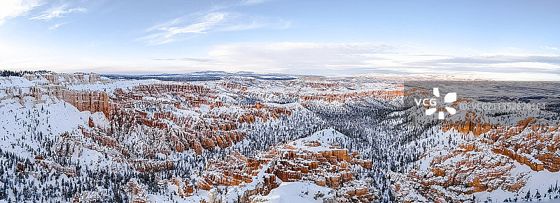美国犹他州加菲尔德县雪景图片素材