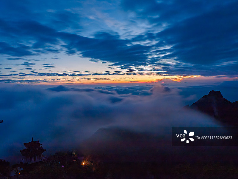 河南洛阳嵩县白云山图片素材