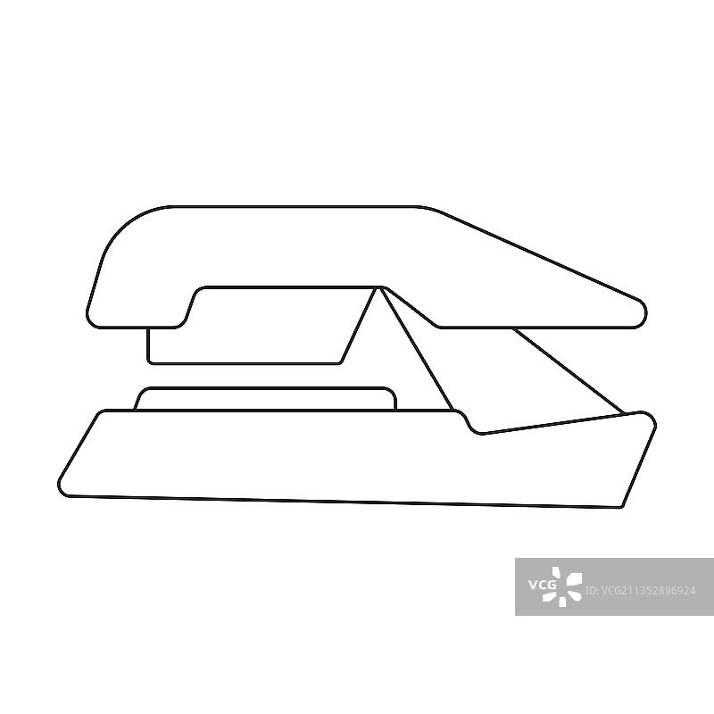 订书机轮廓图标图片素材