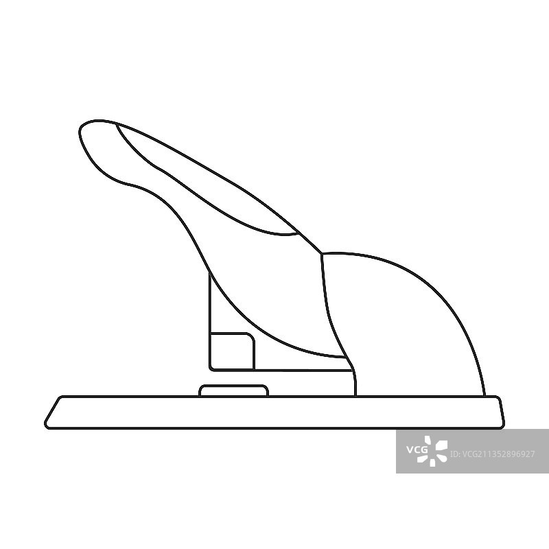 订书机轮廓图标图片素材